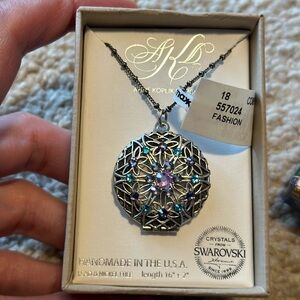 🆕Anne Koplic Swarovski locket
